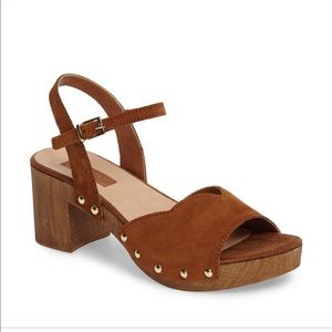 Topshop valentine sweetheart suede sandals